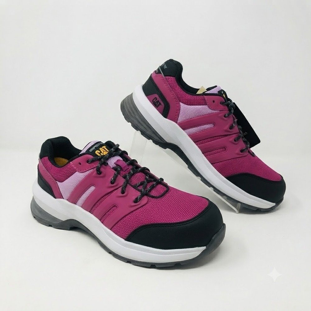 Caterpillar Streamline 2.0 Womens Composite Toe Work Shoes Fuchsia P91355 Size 6